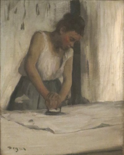 Lavadeira, óleo sobre tela de Edgar Degas